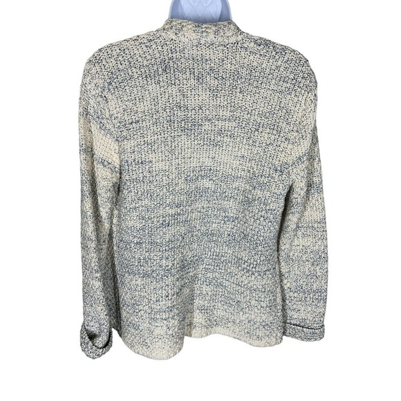 Orvis Chunky Knit Tweed Open Front Cardigan Sweater Women's Size Small - Picture 3 of 5